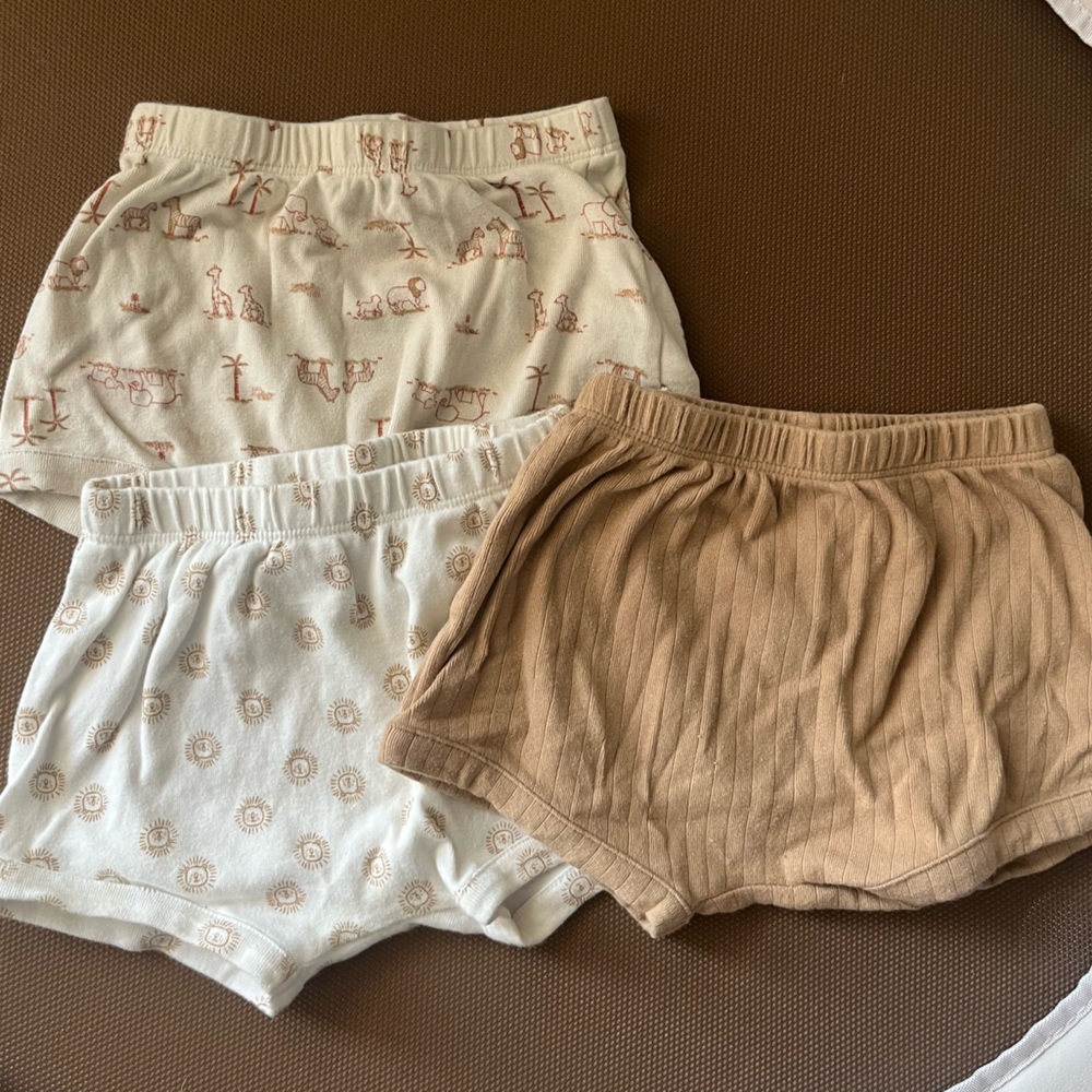 GAP Baby Bloomers Set in Cream and Brown
